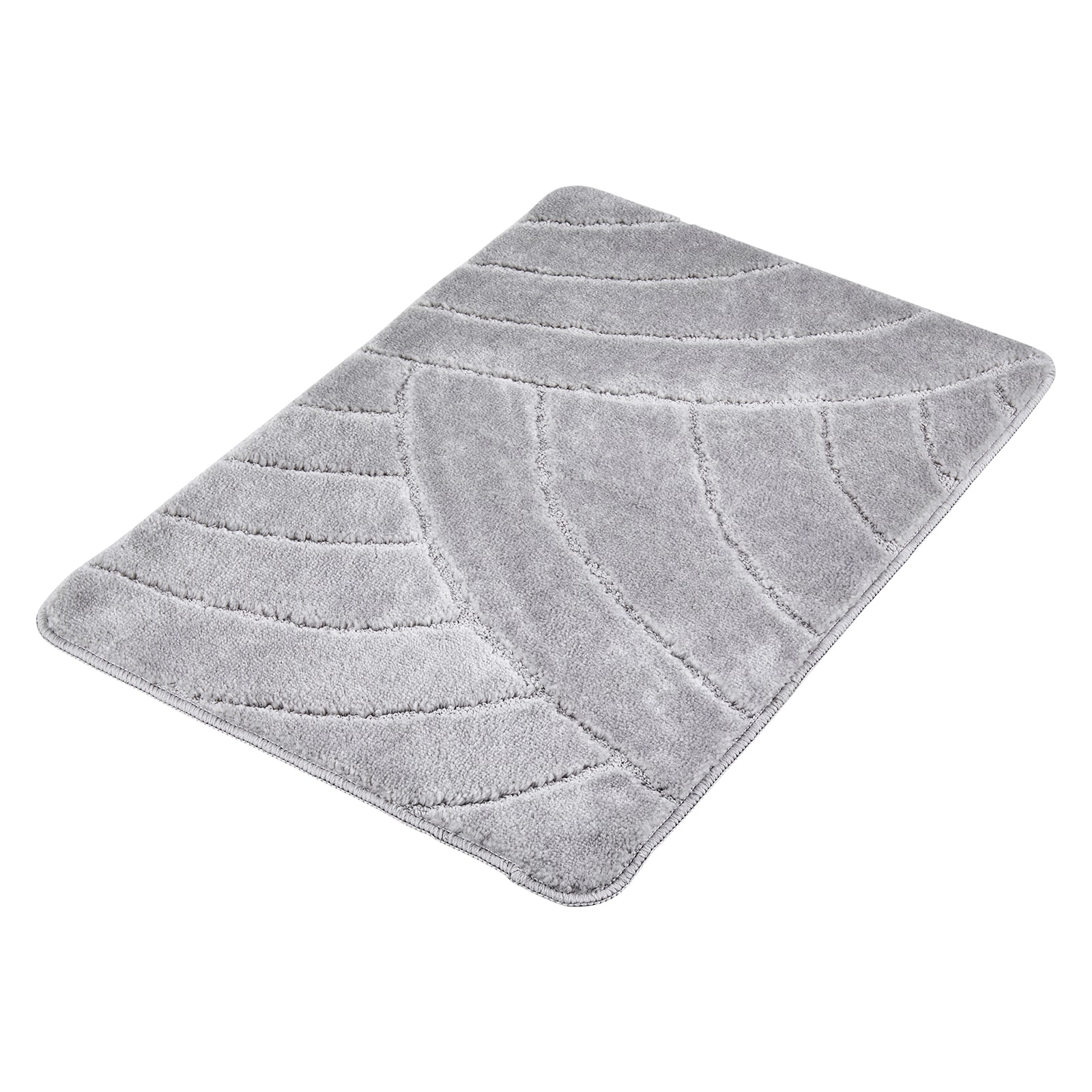 Door Mat, 35.83 x 24.02 Inch, Front Door Mat Outside Entrance with Non-slip TPR Backing, Dirt-Resistant & Absorbent, Easy to Clean, Low-Profile Doormat for for Entryway, Patio, Porch, Grey